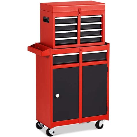 3 Drawer Rolling Tool Chest Portable Metal Tool Box Wheels | Desertcart ...