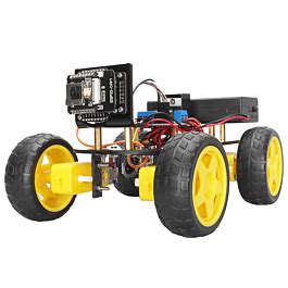 Probots RC 4 Wheel Drive Robot with Wifi ESP32 CAM Car Kit Unassembled ...