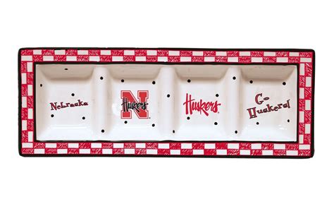 Nebraska Cornhuskers Gameday Relish Tray : Amazon.in: Home & Kitchen