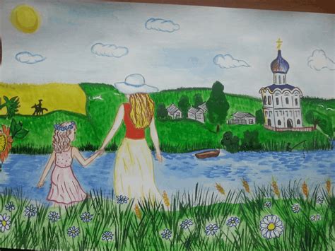 Рисунки на тему моя родина россия рисунки детей