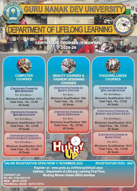 Guru Nanak Dev University, Amritsar (Punjab)