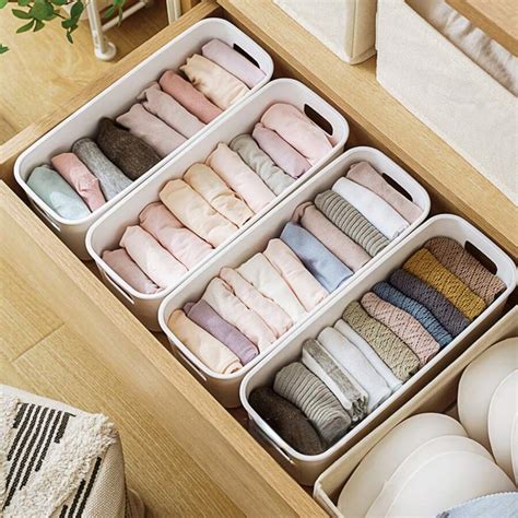 12pcs Stackable Plastic Storage Bins With Handles - Multipurpose Home ...