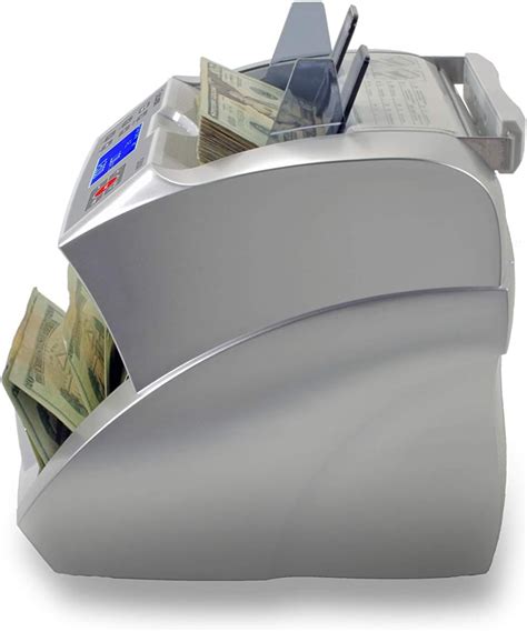 SILVER AccuBANKER Bill Money Counter Machine with Counterfeit India | Ubuy