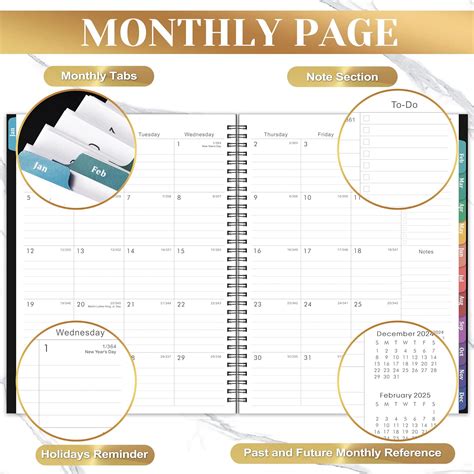 Vondafe 2025 Planner - Planner 2025, Jan.2025-Dec.2025, India | Ubuy