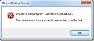 Image result for Unable to Start Program Visual Studio