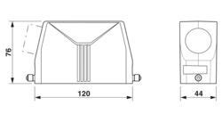 HC-STA-B24-HHFS-1STM32-EL-AL - Housing - 1412757 | Phoenix Contact