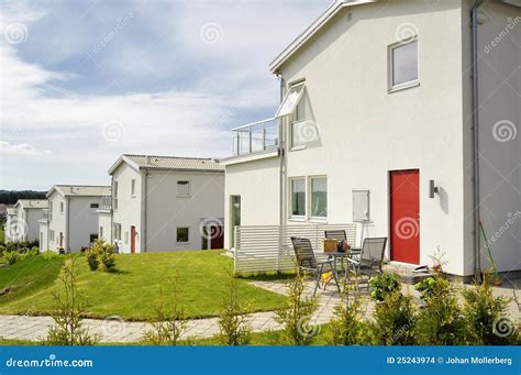 Two Floor Apartment Complex Stock Photo - Image of balcony, house: 25243974