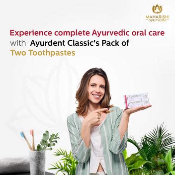 Ayurdent Classic – Ayurvedic Toothpaste for Toothache & Gum Care