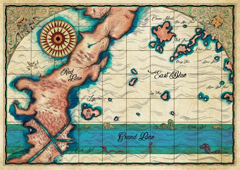 One Piece Grand Line Map One Piece World In One Piece World| World