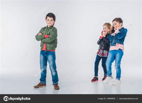 Girls making fun of boy — Stock Photo © ZaraMuzafarova #144690825