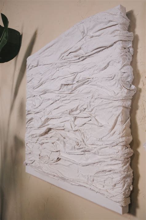 Plaster Art On Canvas