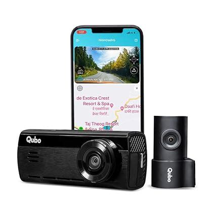 Qubo Car Dash Camera True 4K 2160P UHD Dual Channel from Hero Group ...