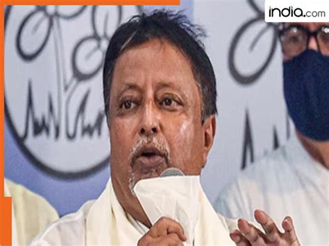 Mukul Roy, a senior Trinamool Congress leader and former railway ...