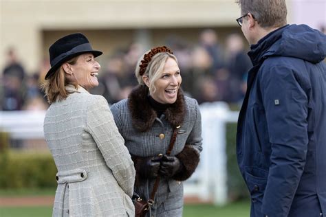 Zara Tindall is joined by her close companion, and Princess Anne's lady ...