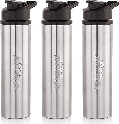 NIRLON Eco Sipper Stainless Steel Single Wall Water Bottle with Flip ...