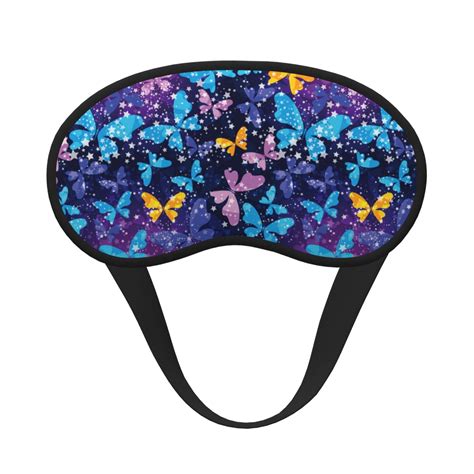 Gaeub Butterflies Of The Starry Sky Printed Sleep Mask, Eye Masks for ...