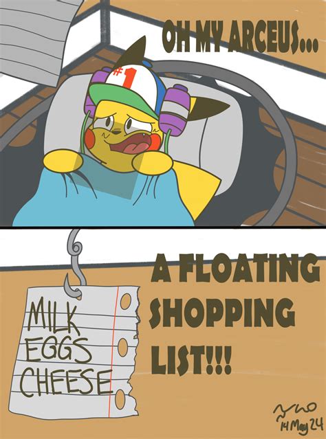 A floating shopping list!!! by JLo-Buizel on DeviantArt