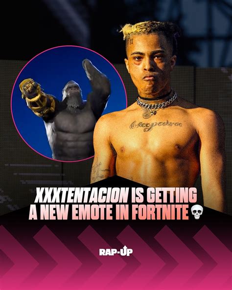 Rap-Up | Everyone in Fortnite now 😭🙏 #XXXTENTACION becomes the latest rapper to get an emote in ...
