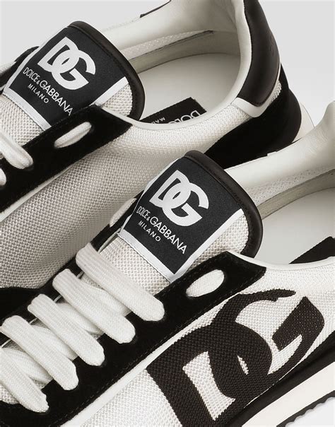 Mixed-material DG CUSHION sneakers in Multicolor for Men | Dolce&Gabbana®