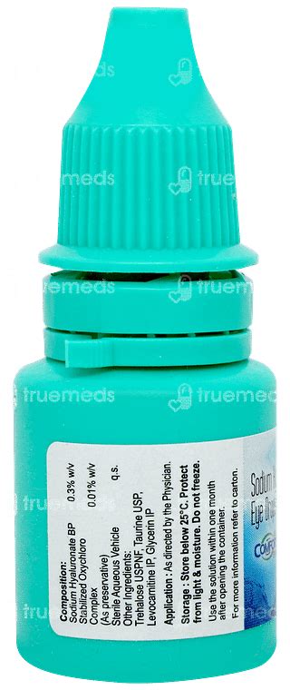Comfortz Ha Eye Drops 10ml - Uses, Side Effects, Dosage, Price | Truemeds