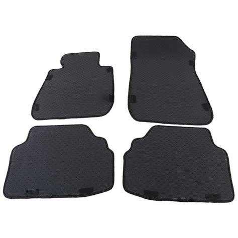 Fits 2005-2009 BMW E90 3-Series Black Car Carpet Floor Mats Front ...