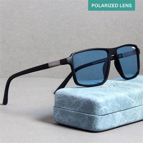 Buy Sunglassic Moomin Blue Polarized Rectangle Sunglasses