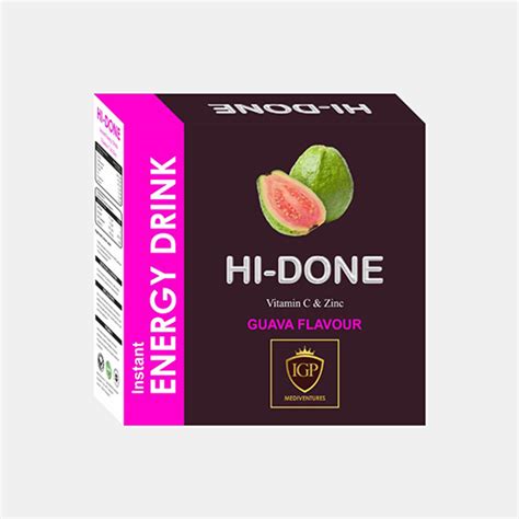 HI-DONE Energy Drink (Guava Flavour) IGP MEDIVENTURES PVT LTD