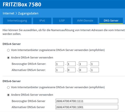 Bildergebnis für cloudflare dns fritzbox