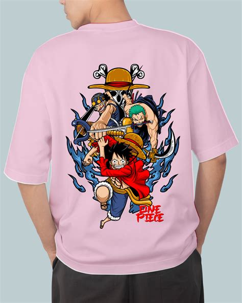 Luffy Crew Anime Oversized TShirt– Dope Street