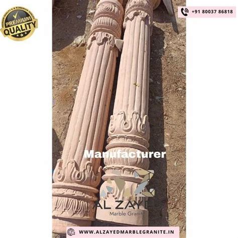 Stone Carved Pillars - Polish Stone Pillars Manufacturer from Makrana