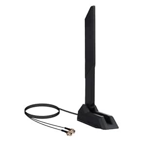Tri-Band WiFi Antenna 2.4/5/6G RP-SMA Magnetic Base Adapter Antenna ...