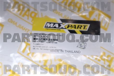 INSULATOR, ENGINE MOUNTING, FRONT(FOR TRANSVERSE ENGINE) 1236121100 | Toyota Parts | PartSouq