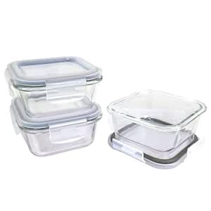 Buy Signoraware Safe N Store Glass Square Container | Airtight ...