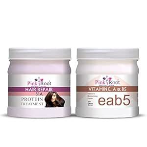 Pink Root Hair Repair Spa Cream 500gm with Vitamin Cream 500gm : Amazon ...