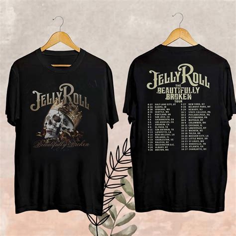 Jelly Roll Tour Fan Shirt, Jelly Roll Beautifully Broken Tour 2024 ...