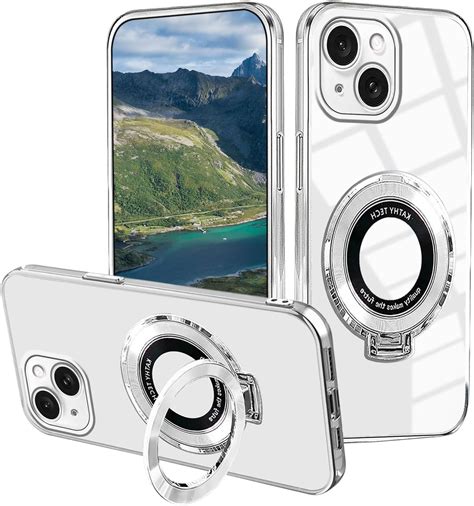 JLVDXN Design for iPhone 13 with Invisible Magnetic O-Ring Stand ...