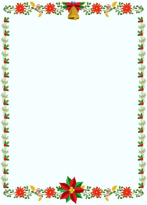 Free Printable Christmas Page Border - Printable New Year Banners