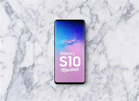 Samsung Galaxy S10 Mockup | Free PSD Templates