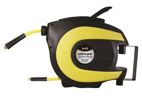 Amflo 546HR-RET UltraPRO 3/8 x 65' Automatic Enclosed Air Hose Reel, 1 ...