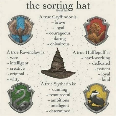 What Are The Character Traits Of Each Harry Potter House at Zac ...