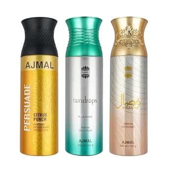 Ajmal 1 Persuade for Men & Women, 1 Raindrops Femme for Women and 1 ...