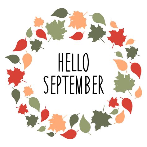 September Border Clipart