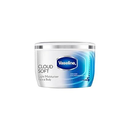 VASELINE Cloud Soft, Light Moisturiser, 300 ml, for Plump, Soft Skin ...