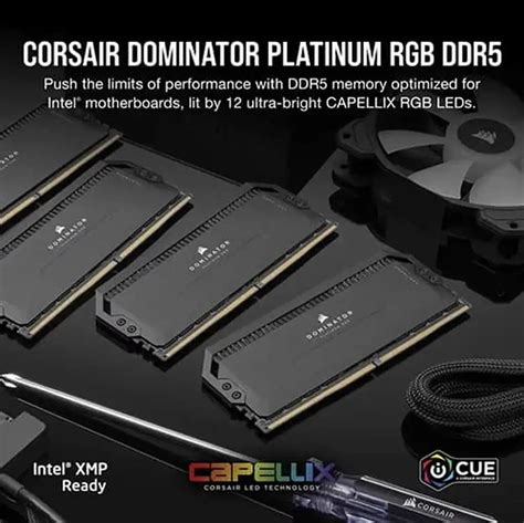 Corsair Dominator DDR5 64GB (2x32) 6000MHz RGB RAM – tpstech.in