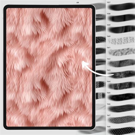 Fabric & Texture Brushes – Procreate, Photoshop & Clip Studio Set ...