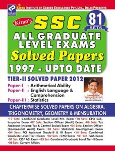 SSC All Graduate Level Exams Solved Papers 1997 Upto Date: Chapterwise ...