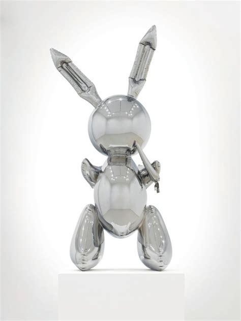 Jeff Koons’s shiny stainless steel Rabbit (1986) sold for $91 million ...