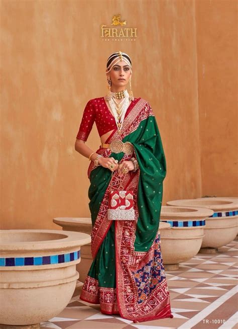 Trirath Pure Patola Designer Silk Saree Collection