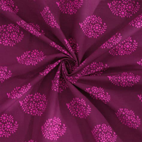 Buy SWAYAM Magenta Mirage Ethnic Buti 200TC Cotton King Bedsheet Set ...