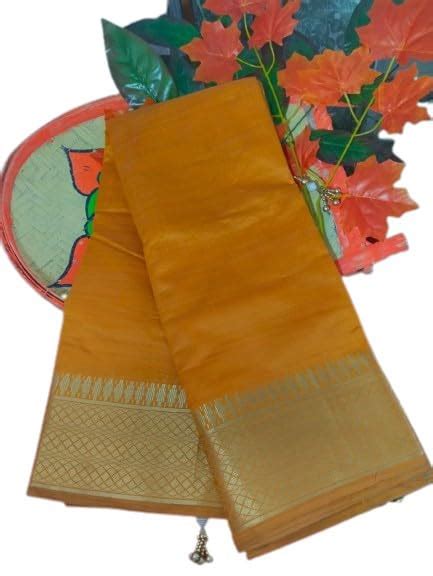 Buy Avaya Silk Saree with unstich Blouse Piece at Amazon.in